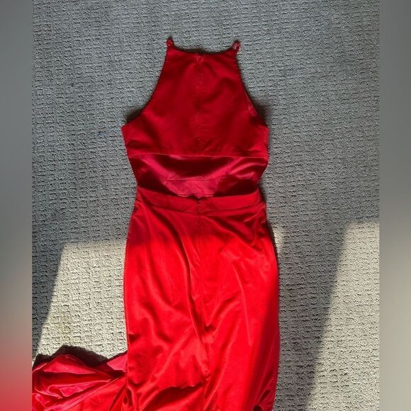 JJs House Red High Low Maxi Dress - Picture 10 of 12